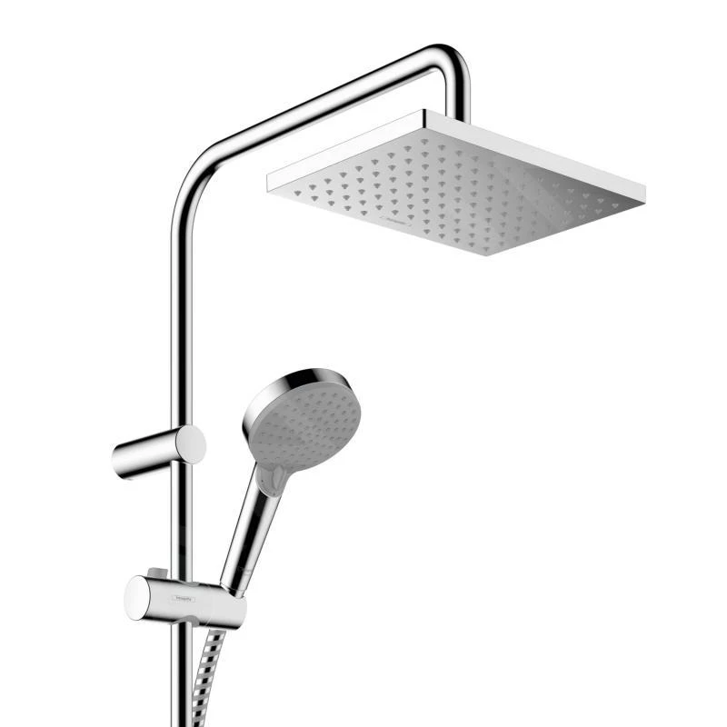 Hansgrohe Vernis Shape - Doucheset Showerpipe 230 Met Thermostaat, EcoSmart, Chroom 26097000 3 Hansgrohe Vernis Shape - Doucheset Showerpipe 230 Met Thermostaat, EcoSmart, Chroom 26097000 - Afbeelding 3