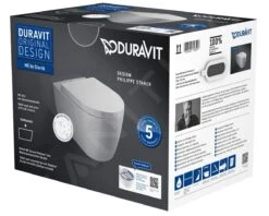 Duravit ME By Starck - Wandtoilet Met SoftClose Toiletbril, Rimless, Met WonderGliss, Alpine Wit 45290900A11 -Woonwinkel 6bdfdc011a03bb0a87e4391e