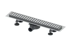 Tece Linus - Rechte Douchegoot RG WG 30.0645.0010, Met Roestvrijstalen Rooster, Lengte 800 Mm 15100080