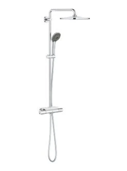 Grohe Vitalio Joy - Doucheset 310 Met Opbouw Thermostaat En Met Tray, 3jets, Chroom 26401001