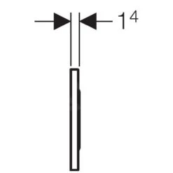 Geberit Sigma10 - Wc-besturing Met Elektronische Spoelactivering, Touch-free, Sigma10 Bedieningsplaat, Wit/glanzend Chroom 115.908.KJ.1 -Woonwinkel 730fb87a4c7230ded0e67e5d
