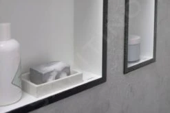 Hansgrohe XtraStoris Individual - Inbouwnis Met Designlijst, 300x300x100 Mm, Mat Wit/geborsteld Zwart Chroom 56099340 -Woonwinkel 73eb4751973283389e67801b 3