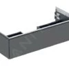 Geberit ONE - Wastafelonderkast, 104x27x47 Cm, 1 Lade, Lava 505.074.00.3