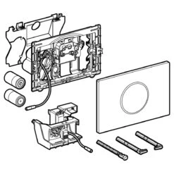 Geberit Sigma10 - Wc-besturing Met Elektronische Spoelactivering, Touch-free, Sigma10 Bedieningsplaat, Wit/glanzend Chroom 115.908.KJ.1 -Woonwinkel 74399e2f89eb9b9eb18fa608