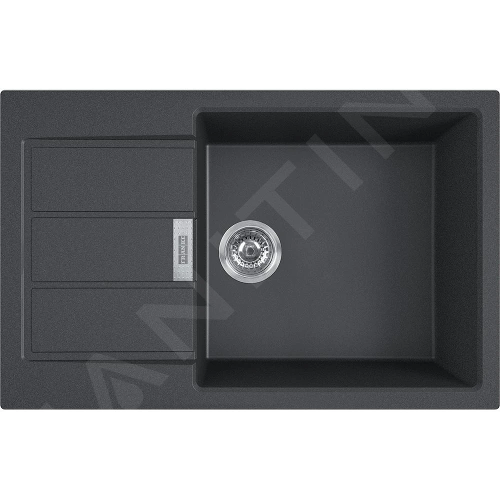 Franke Sets - Set T89, Tectonite Spoelbak S2D 611-78 XL En Keukenkraan FN 0642.031 ECO, Zwart/chroom 143.0618.747 3 Franke Sets - Set T89, Tectonite Spoelbak S2D 611-78 XL En Keukenkraan FN 0642.031 ECO, Zwart/chroom 143.0618.747 - Afbeelding 3