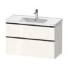 Duravit D-Neo - Wastafelonderkast 984x625x452 Mm, 2 Laden, Glanzend Wit DE435602222