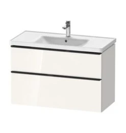 Duravit D-Neo - Wastafelonderkast 984x625x452 Mm, 2 Laden, Glanzend Wit DE435602222