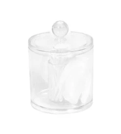 Compactor Make-up Organizer - Doos Voor Wattenschijfjes En Wattenstaafjes, Doorschijnend Kunststof RAN5058 -Woonwinkel 76a46e3d12bfff33db3a2138