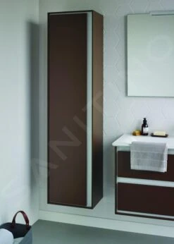 Ideal Standard Connect Air - Hoge Kast 400x300x1600 Mm, Decor Eiken Grijs/mat Wit E0832PS -Woonwinkel 77582563e5b949e95811a044 1