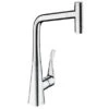 Hansgrohe M71 - Metris Select Keukenkraan Met Uittrekbare Vuistdouche, SBox, EcoSmart, Chroom 73807000