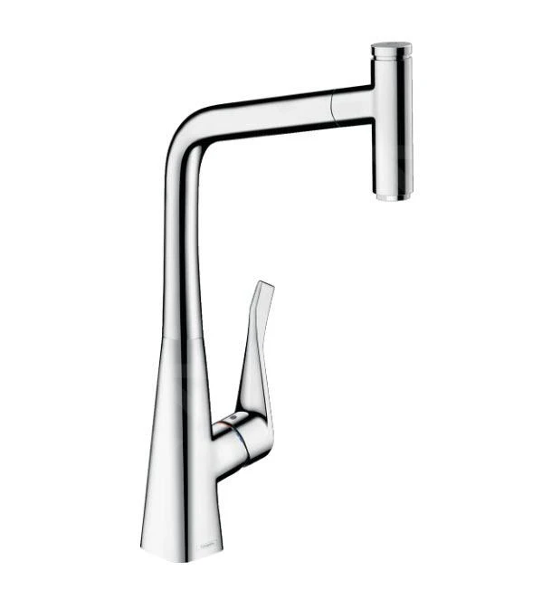 Hansgrohe M71 - Metris Select Keukenkraan Met Uittrekbare Vuistdouche, SBox, EcoSmart, Chroom 73807000 1 Hansgrohe M71 - Metris Select Keukenkraan Met Uittrekbare Vuistdouche, SBox, EcoSmart, Chroom 73807000