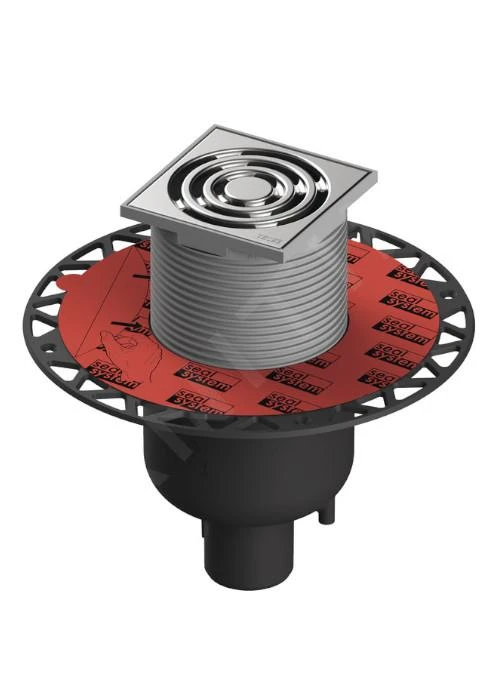 Tece Douchegoten - Afvoerset Loodrecht 100x100 Mm, Rvs/kunststof 3601300 1 Tece Douchegoten - Afvoerset Loodrecht 100x100 Mm, Rvs/kunststof 3601300