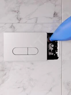 Ideal Standard ProSys - Toiletset- Inbouwreservoir, Closet, WC-zitting Architectura, Oleas M2 Bedieningsplaat, DirectFlush, SoftClose, CeramicPlus, Mat Chroom ProSys80M SP116 -Woonwinkel 7cf1294fee53115483bc779c 1