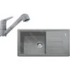 Franke Sets - Keukenset G122, Fragraniet Spoelbak BSG 611-78/39 + Kraan FC 9547.084, Steengrijs 114.0441.185