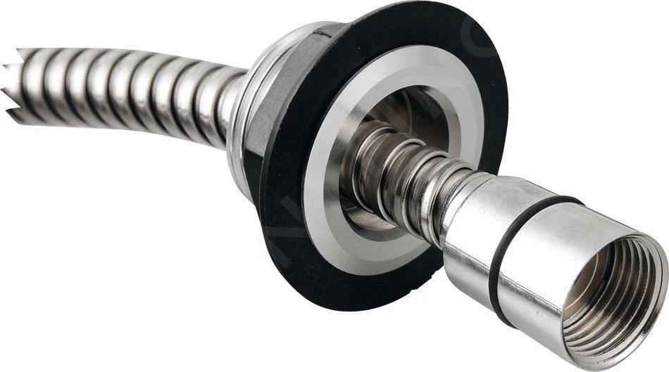 Sapho Slangdoorvoeren - Ronde Verbinding Voor Handdouche Op Badrand Incl. Doucheslang, Chroom 1205-04 3 Sapho Slangdoorvoeren - Ronde Verbinding Voor Handdouche Op Badrand Incl. Doucheslang, Chroom 1205-04 - Afbeelding 3