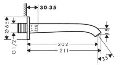 Hansgrohe Vivenis - Baduitloop, Mat Wit 75410700 -Woonwinkel 813c79642c789d9aabaaa4f8