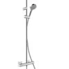 Hansgrohe Vernis Shape - Doucheset Showerpipe 230 Met Thermostaat, EcoSmart, Chroom 26097000