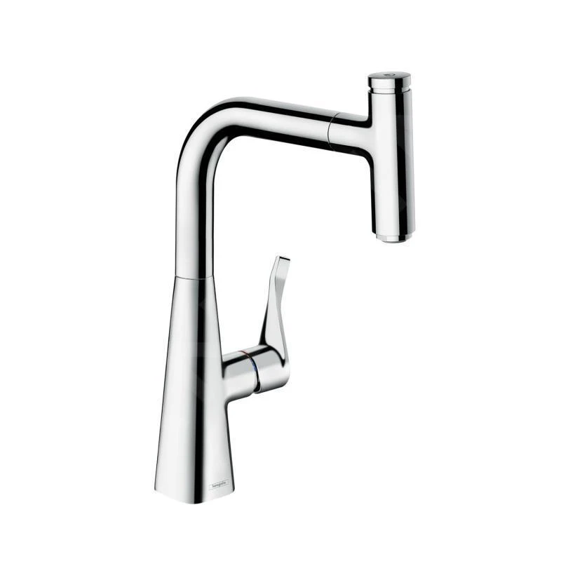 Hansgrohe Metris Select - Keukenkraan 240 Met Uittrekbare Vuistdouche, Chroom 14857000
