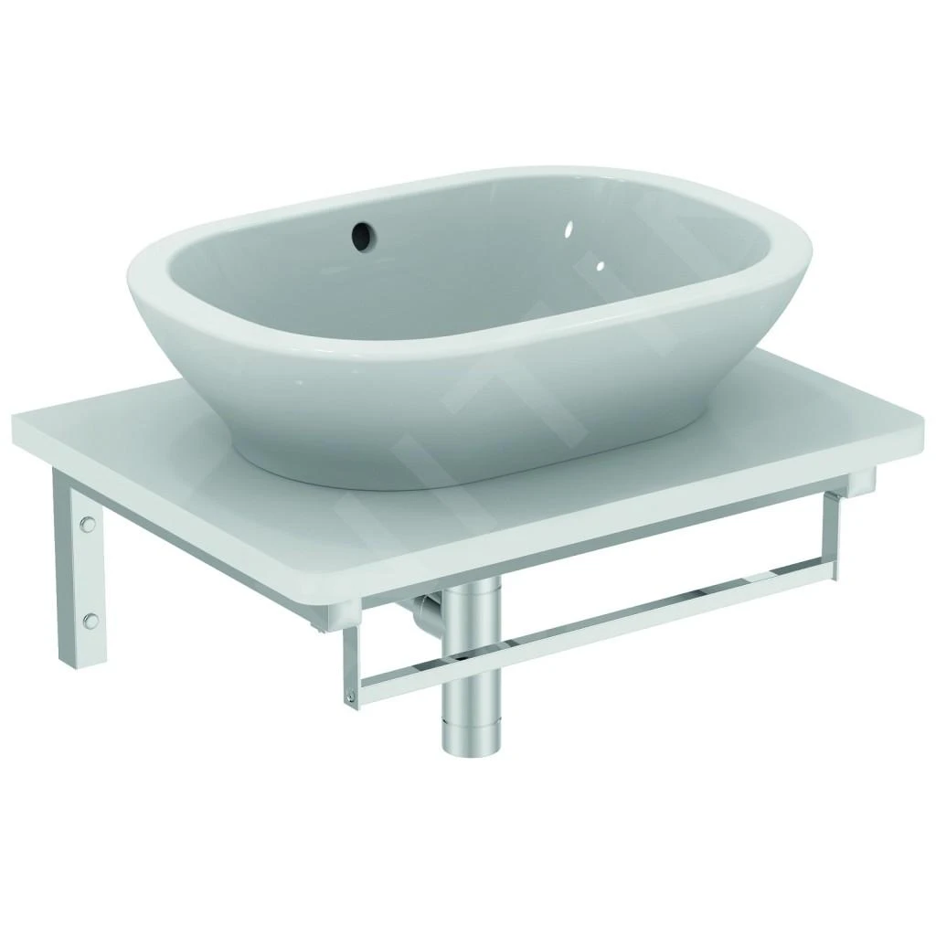 Ideal Standard Softmood - Meubelconsole 530 X 200 X 415 Mm, Chroom T783167 4 Ideal Standard Softmood - Meubelconsole 530 X 200 X 415 Mm, Chroom T783167 - Afbeelding 4
