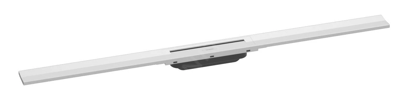 Hansgrohe RainDrain Flex - Douchegoot Met Rvs Rooster 1000, Te Plaatsen In De Ruimte, Inkortbaar, Mat Wit 56046700 1 Hansgrohe RainDrain Flex - Douchegoot Met Rvs Rooster 1000, Te Plaatsen In De Ruimte, Inkortbaar, Mat Wit 56046700