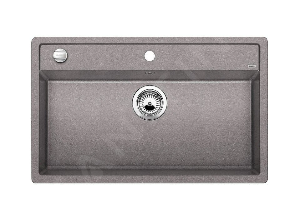 Blanco Dalago 8 - Silgranit Spoelbak, 815x510 Mm, Met Afvoerregeling, Aluminium 516630 1 Blanco Dalago 8 - Silgranit Spoelbak, 815x510 Mm, Met Afvoerregeling, Aluminium 516630