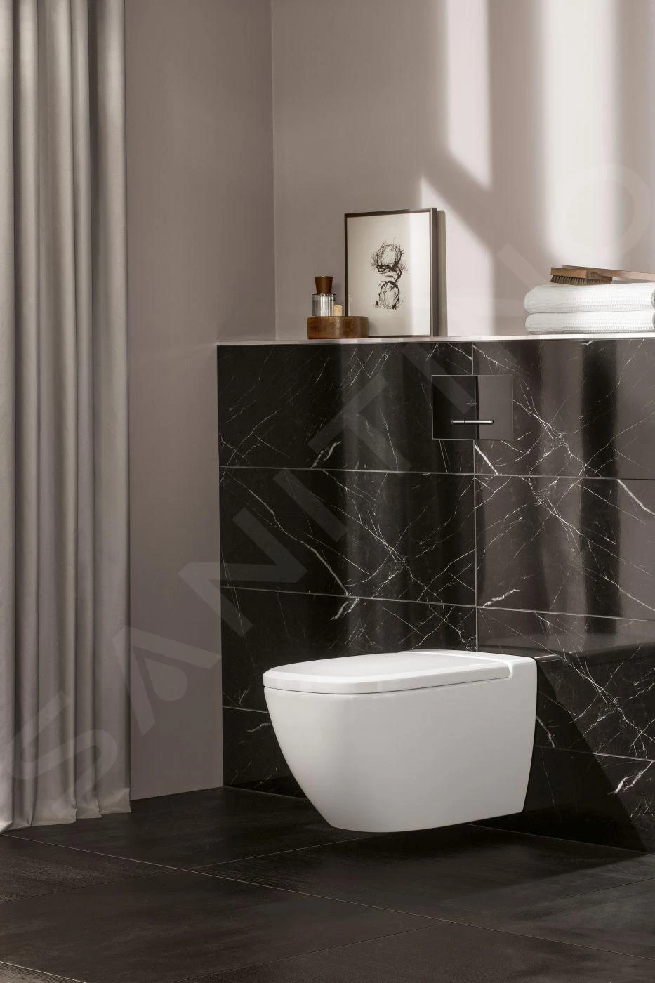 Villeroy & Boch Antheus - Wandcloset, DirectFlush, CeramicPlus, Stone White 4608R0RW 5 Villeroy & Boch Antheus - Wandcloset, DirectFlush, CeramicPlus, Stone White 4608R0RW - Afbeelding 5