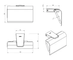 Sapho Zen - Toiletrolhouder Met Afdekking, Chroom 161034 -Woonwinkel 91c4f07e40bcc705f2890ec2