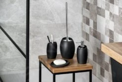 Sapho Gedy Badkameraccessoires - Iside Tanderborstelhouder, Mat Zwart 189814 -Woonwinkel 956f7d6d3bdcae27da1f88de