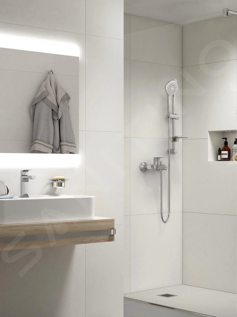 Ideal Standard Mirror&Light - Spiegel 800x700 Mm Met Dubbelzijdige LED Sfeerverlichting T3347BH 3 Ideal Standard Mirror&Light - Spiegel 800x700 Mm Met Dubbelzijdige LED Sfeerverlichting T3347BH - Afbeelding 3