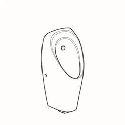 Geberit Urinoirs - Urinoir Tamina, Voor Geïntegreerd Besturing, Waterloos, Wit 116.147.00.1 -Woonwinkel 9e20015aaff4575016c08232
