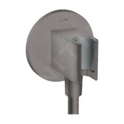 Axor Douche Programma - Muuraansluitbocht Met Douchehouder, Geborsteld Zwart Chroom 36733340