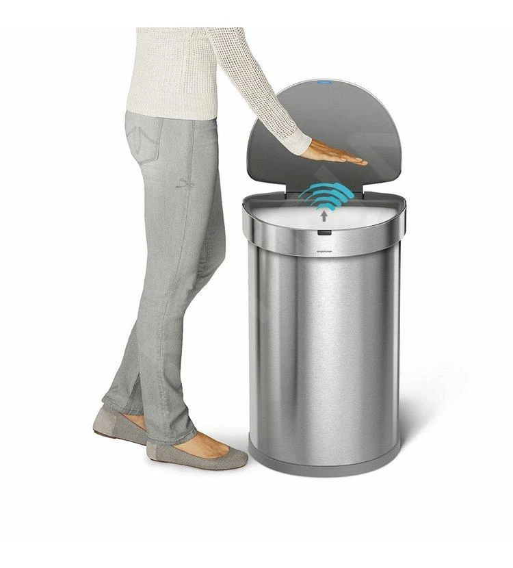 Simplehuman Afvalemmers - Afvalbak Met Sensor, 45 L, Gebrosteld Rvs ST2009 13 Simplehuman Afvalemmers - Afvalbak Met Sensor, 45 L, Gebrosteld Rvs ST2009 - Afbeelding 13