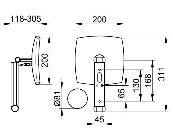 Keuco Make-up Spiegels - Make-up Spiegel Met LED Verlichting, Wandbevestiging, Chroom 17613019002 2 Keuco Make-up Spiegels - Make-up Spiegel Met LED Verlichting, Wandbevestiging, Chroom 17613019002 - Afbeelding 2