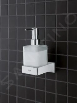 Grohe Selection Cube - Glas/zeephouder, Chroom 40865000 -Woonwinkel a372c8e02765ded133d7ec7d