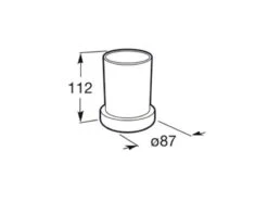 Roca Tempo - Tandenborstelhouder, Zwart A817022CN0 -Woonwinkel a531d475e94e3694e5641f40