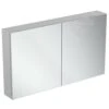 Ideal Standard Mirror&Light - Spiegelkast Met LED Verlichting En Inlegplank, 1200x700 Mm, Aluminium T3499AL