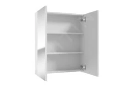 Kielle Vega - Spiegelkast, 60x73x15 Cm, Glanzend Wit 50118600 -Woonwinkel a93f729649666d51a7f3571a