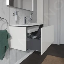 Duravit L-Cube - Wastafelonderkast Compact, 400x820x391 Mm, 1 La, Glanzend Wit LC615702222 -Woonwinkel ae056231df7b0d49afd4d5c6