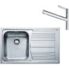 Franke Sets - Set N82, Rvs Spoelbak LLX 611/2 En Keukenkraan FC 3054.031, Rvs/chroom 101.0650.595