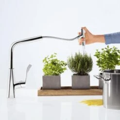 Hansgrohe Metris Select - Keukenkraan 240 Met Uittrekbare Vuistdouche, Chroom 14857000 8 Hansgrohe Metris Select - Keukenkraan 240 Met Uittrekbare Vuistdouche, Chroom 14857000 -Woonwinkel b07a15b60e9c0dd91c14855e