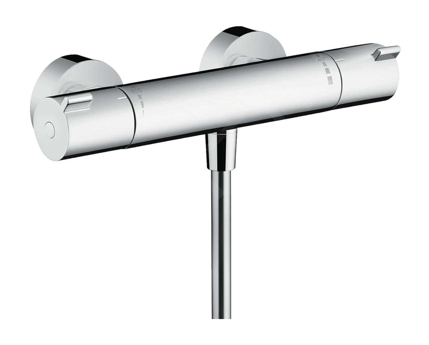 Hansgrohe Croma Select S - Doucheset Met Ecostat Thermostaat, 2jets, Chroom 27833400 3 Hansgrohe Croma Select S - Doucheset Met Ecostat Thermostaat, 2jets, Chroom 27833400 - Afbeelding 3