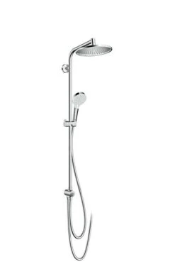 Hansgrohe Crometta - Doucheset Showerpipe S 240 Voor Renovatie EcoSmart 9l/min, Chroom 27270000