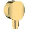 Hansgrohe Fixfit - Wandaansluitbocht S Met Terugslagklep, Gepolijst Goud 26453990