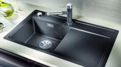 Blanco Zenar 45 - Silgranit Spoelbak, 848x498 Mm, Met Draaiknopbediening, Zwart 526040 -Woonwinkel b1924e70414e7d16eac2514e