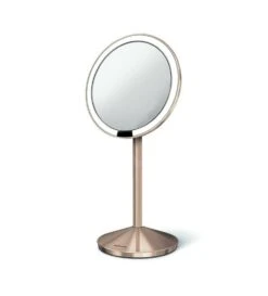Simplehuman Make-up Spiegels - Opvouwbare Spiegel Met LED Verlichting, Rose Gold ST3010