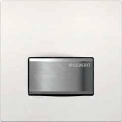 Geberit Sigma50 - Urinoir Bedieningsplaat, Alpine Wit/chroom 116.016.11.5