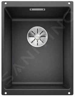 Blanco Subline 320 - Silgranit Spoelbak, 350x460 Mm, InFino, Antraciet 523406
