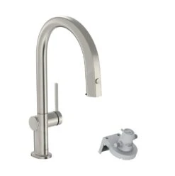 Hansgrohe Aqittura M91 - Keukenmengkraan Met Uittrekbare Uitloop En Filterkop, Rvs Look 76803800