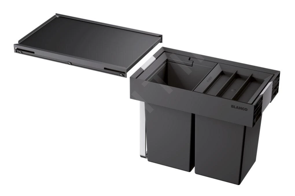 Blanco Flexon II - Inbouw Afvalemmer, Met Scheidingswand, Inhoud 16 L 521467 1 Blanco Flexon II - Inbouw Afvalemmer, Met Scheidingswand, Inhoud 16 L 521467