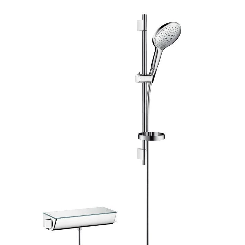 Hansgrohe Raindance Select S - Doucheset Met Thermostaat, 150mm, 3jet, Chroom 27036000 1 Hansgrohe Raindance Select S - Doucheset Met Thermostaat, 150mm, 3jet, Chroom 27036000